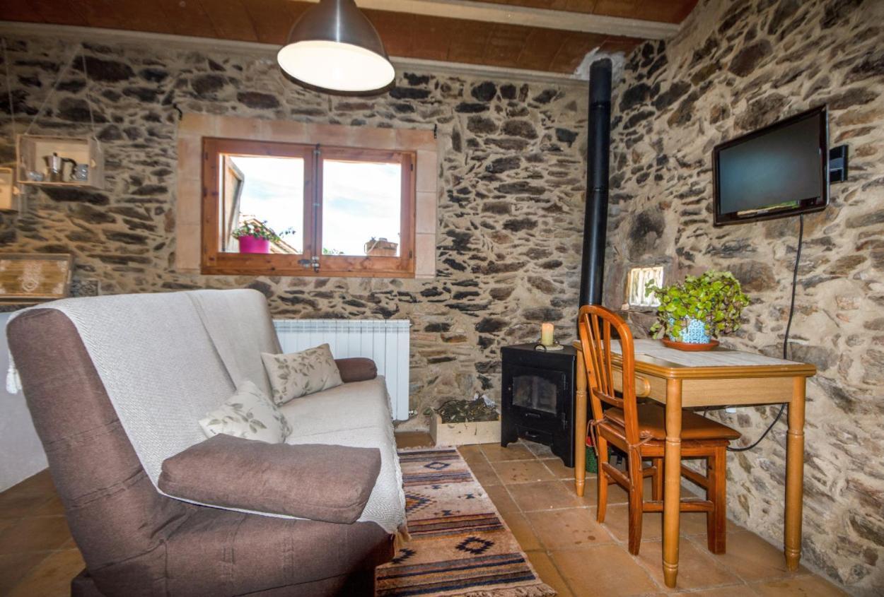 Apartamento Duplex Rural Con Chimenea Y Vistas Panoramicas Desde La Cama Sant Marti Sacalm Eksteriør bilde