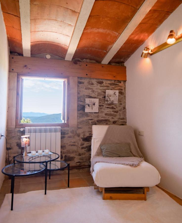 Apartamento Duplex Rural Con Chimenea Y Vistas Panoramicas Desde La Cama Sant Marti Sacalm Eksteriør bilde